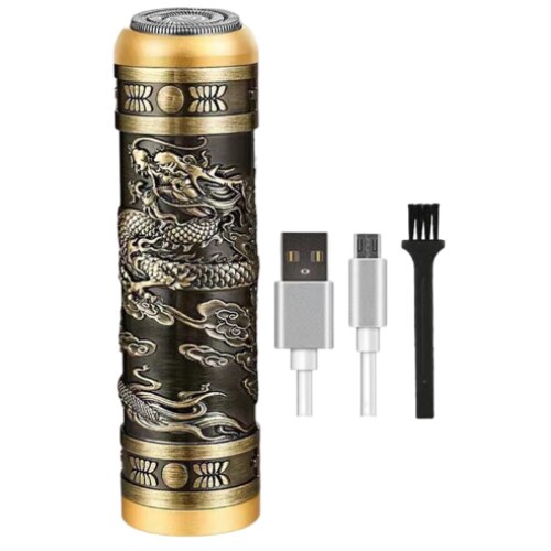 Mini USB акумулаторна електрическа самобръсначка водоустойчив ретро ...