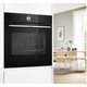 Cuptor incorporabil Bosch Seria 8 HSG7361B1, Electric, 71 l, Multifunctional, 21 functii , Full Steam, Autocuratare EcoClean Direct, Grill, Home Connect, Clasa A+, Negru