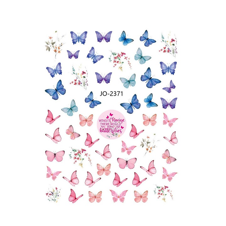 Decoratiune Sticker Unghii JO-2371, Sela