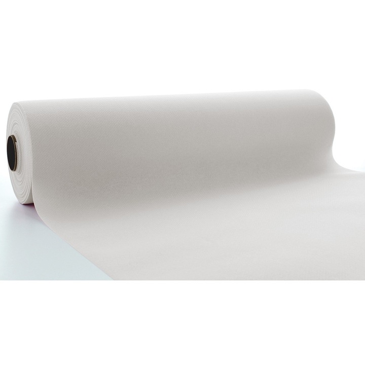 Set 1 Rola Traversa Napron masa Mank HORECA, Linclass® Airlaid, Pebble Stone Bej pal, 40 cm x 24 m, Ideale pentru Nunti, Petreceri, Botezuri