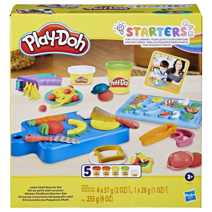Play-Doh előételek szett – Kicsi Séf, 5 doboz
