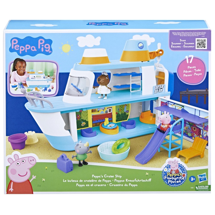 Комплект за игра Peppa Pig - Круизен кораб