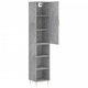 Dulap inalt vidaXL, gri beton, 34,5x34x180 cm, lemn prelucrat, 26.6 kg