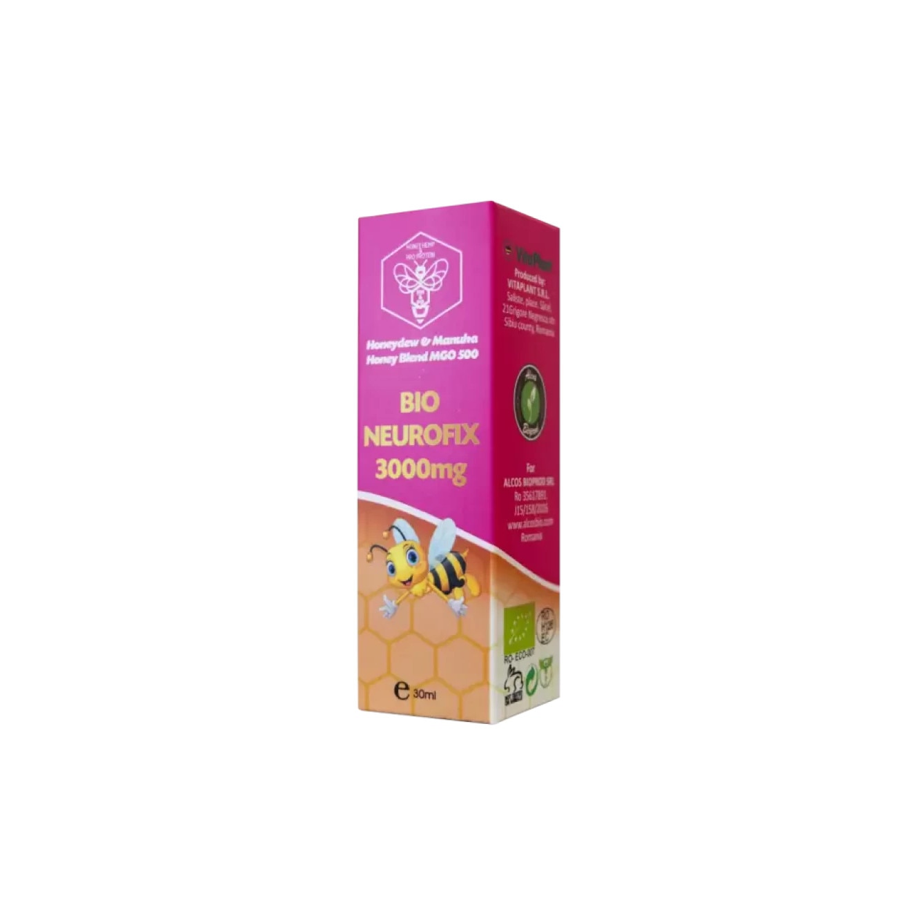 Supliment alimentar, Bio Neurofix 3000 mg Honeydew Manuka Honey Blend ...