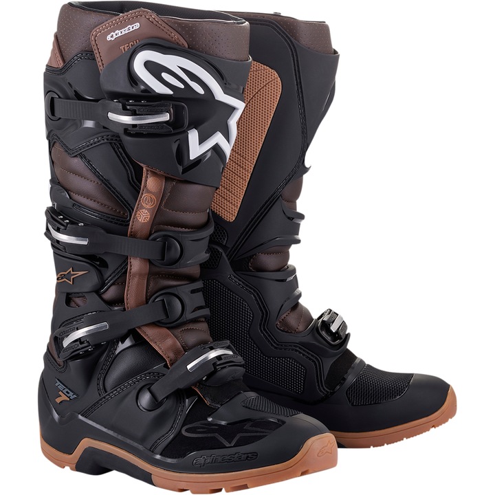 Cizme motocross Alpinestars tech 7 negru maro, 47