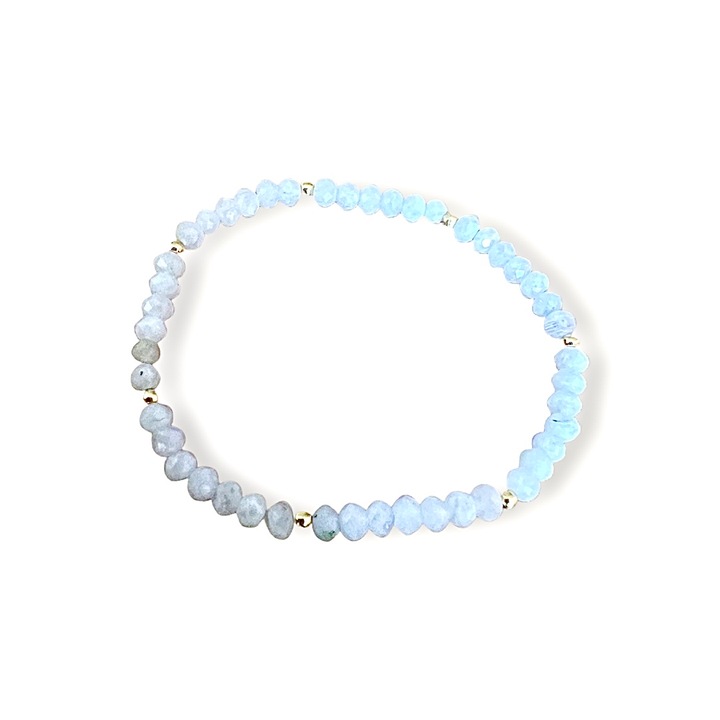 Гривна, Лунен камък, Злато 14к