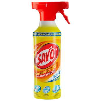 Spray pentru Baie Savo Antimucegai 500ml Spray pentru Baie Savo Antimucegai 500ml