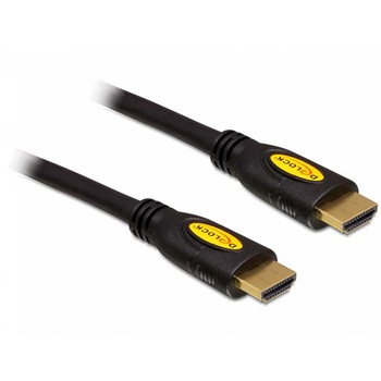 Cablu HDMI 4K cu Ethernet v1.4 T-T 1.5m, Delock 83738 Cablu HDMI 4K cu Ethernet v1.4 T-T 1.5m, Delock 83738