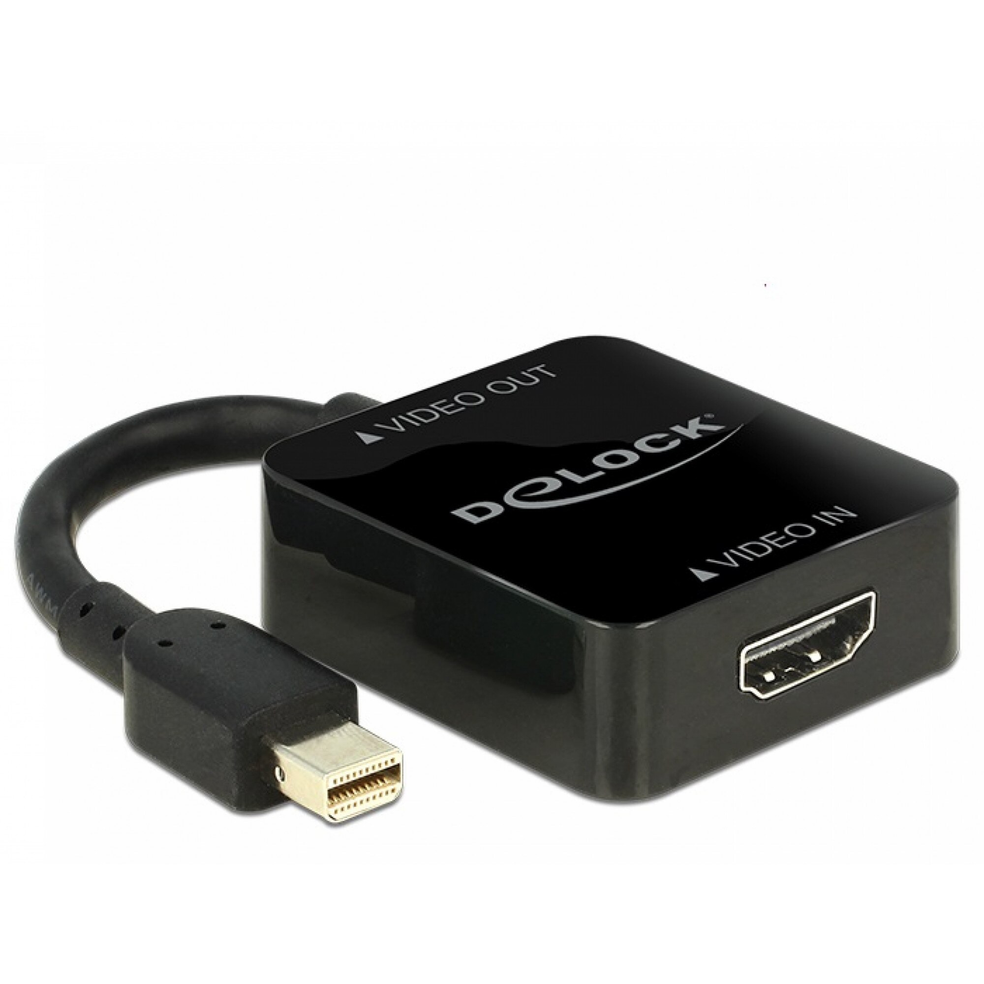 Adaptor HDMI la Mini Displayport 1.2 Negru, Delock 62711