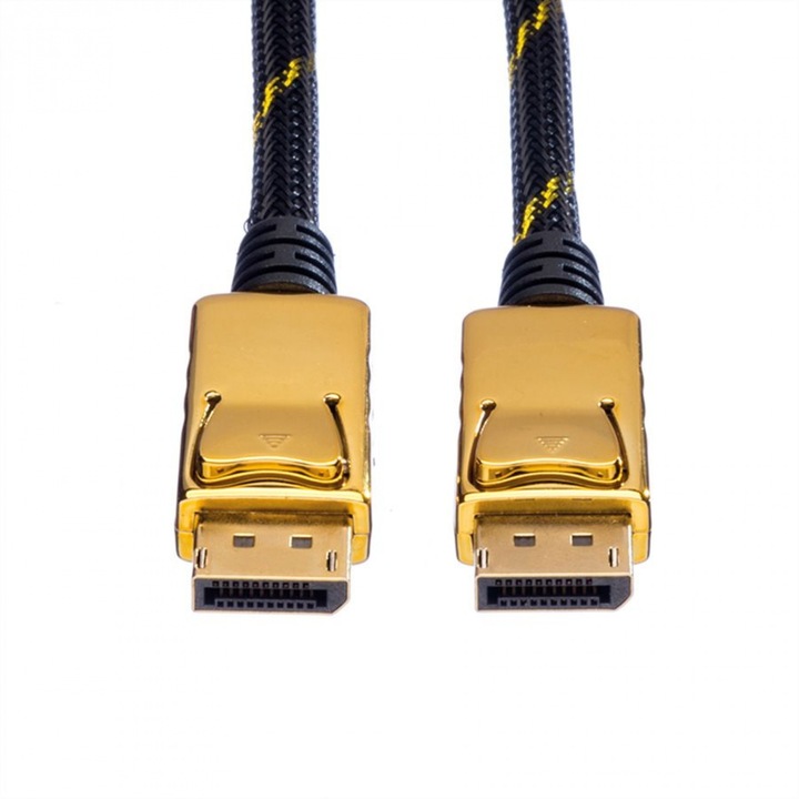 Cablu Displayport GOLD v1.2 T-T 5m, Roline 11.04.5647