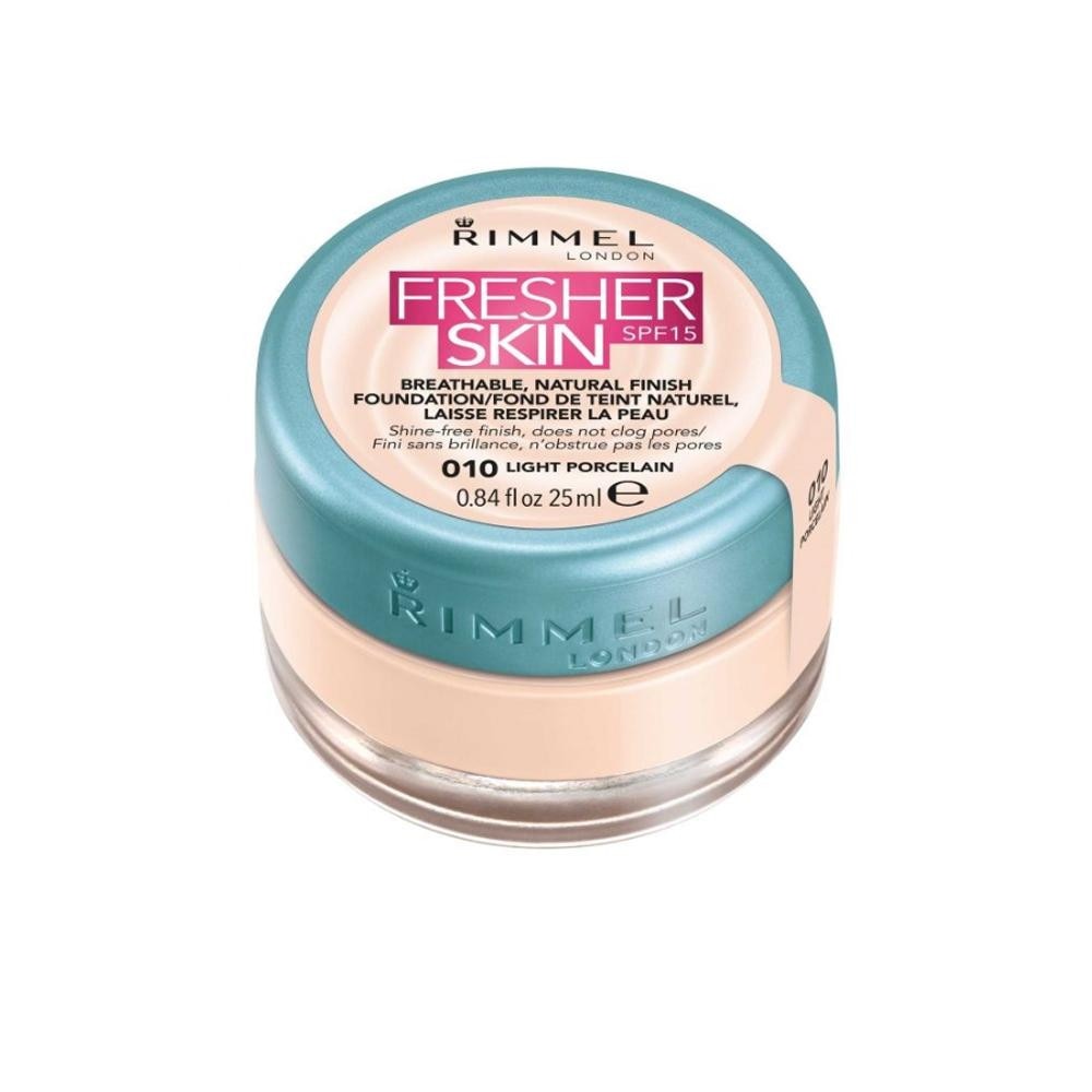 Fond de ten Rimmel Fresher Skin Foundation - Light Porcelain