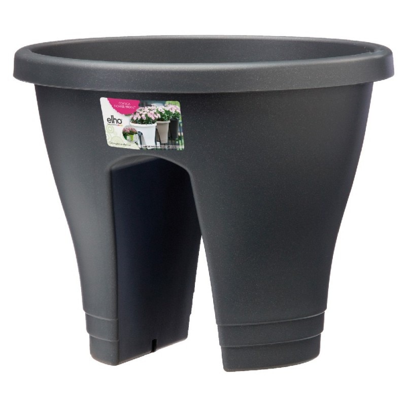 Ghiveci pentru balustrada Corsica flower bridge 30 cm anthracit