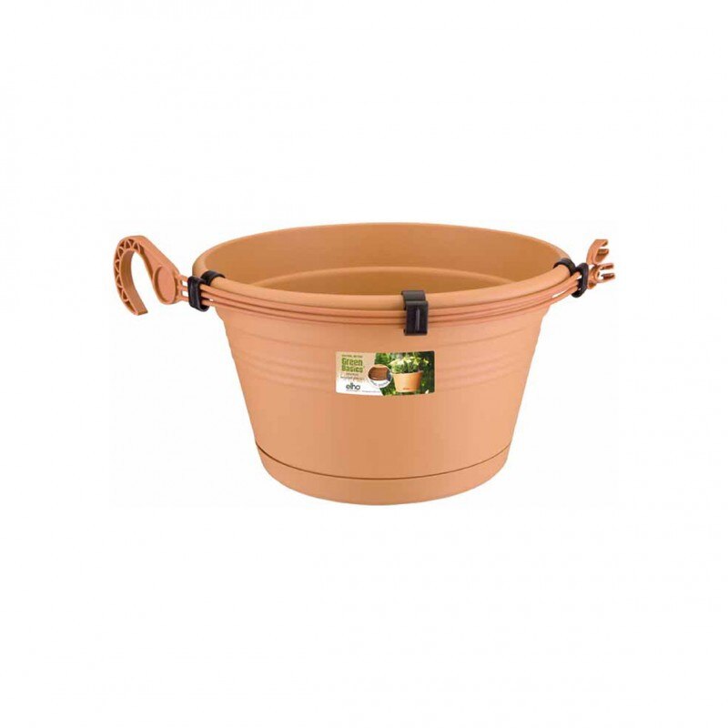 Ghiveci agatator Green basics hanging basket 28 cm teracot