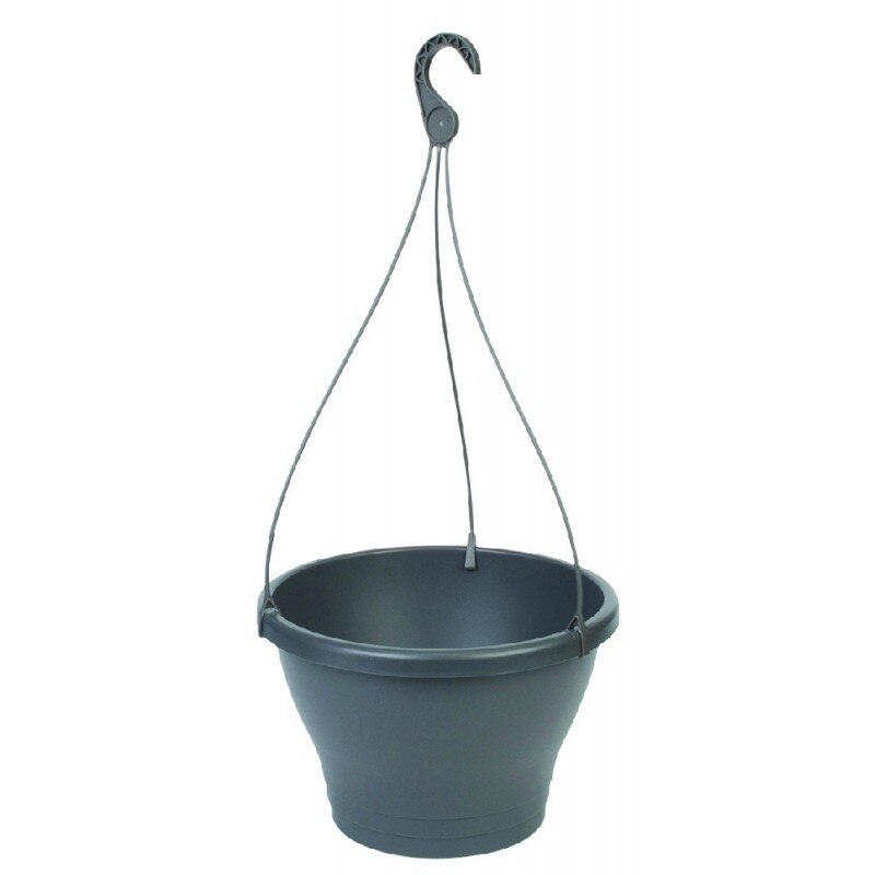 Ghiveci agatator Corsica hanging basket 30 cm anthracit