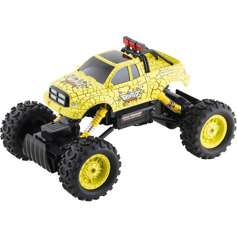 Masina cu telecomanda, Buddy Toys RC 14.612 off-road, galben