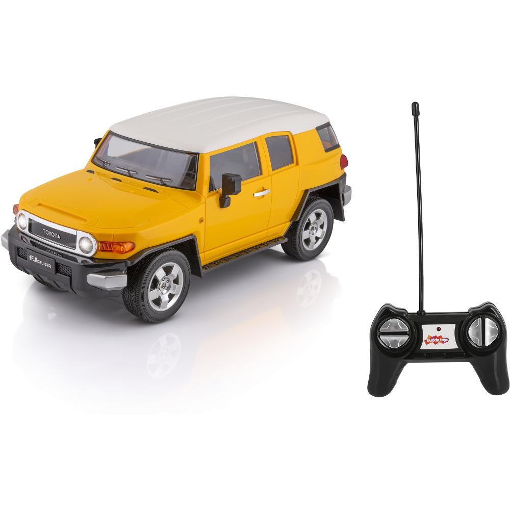 Masina Buddy Toys Cruiser FJ 12.211 cu telecomanda, galbena