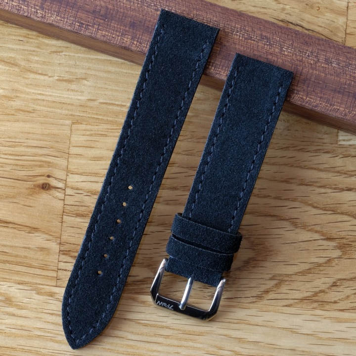 Curea ceas, unisex, din piele naturala intoarsa, neagra, mm, Tokyo