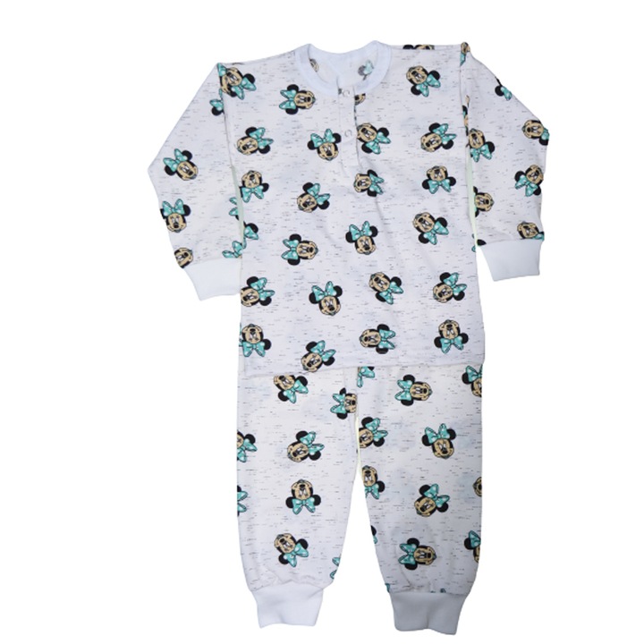 Pizsama lányoknak Mini Junior CA52427-10-98, Fehér 102432