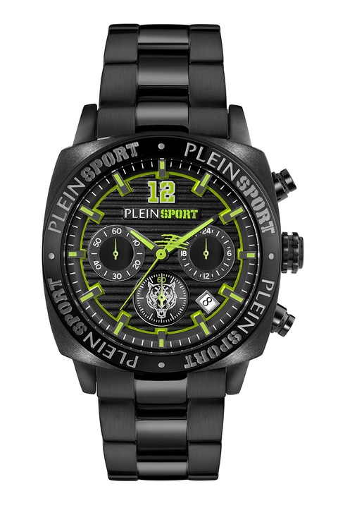 Plein Sport, Ceas cronograf rotund, Negru