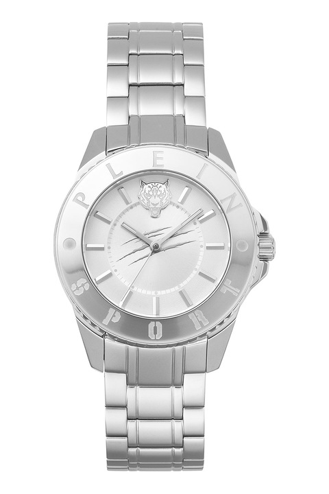 Plein Sport, Kerek rozsdamentes acél karóra, Ezüstszín