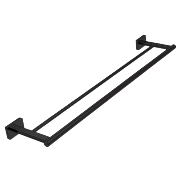 Portprosop dublu Ferro Greta, negru mat, 600 mm