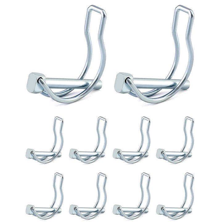 Incuietoare, 10 buc, 6x45 mm, otel carbon galvanizat