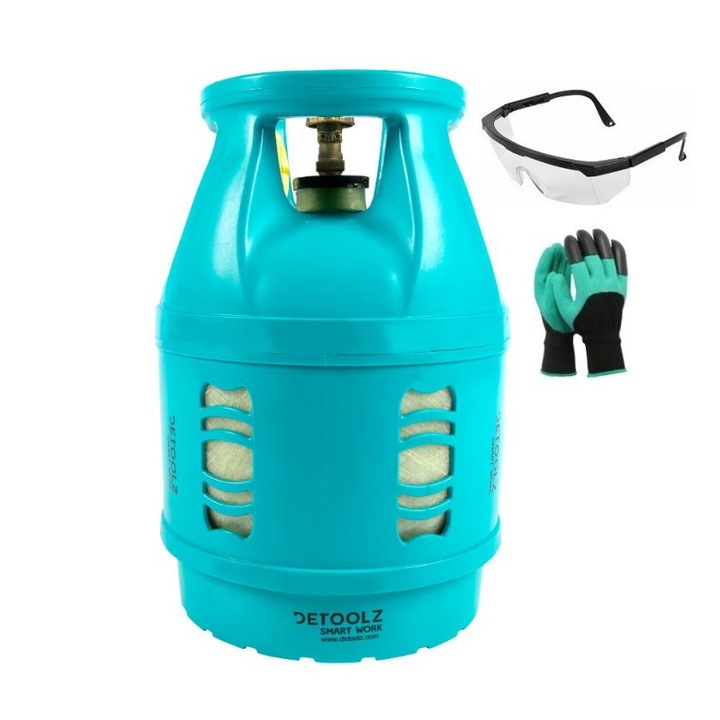 Butelie camping reincarcabila, DTZ, 6Kg, capacitate 14L, 49x32 cm