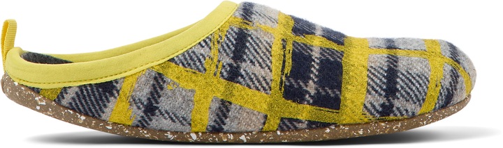 Camper, Papuci de casa din lana Wabi 1067, Galben/Bej