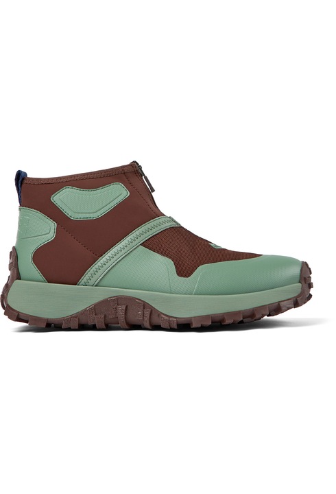 Camper, Pantofi sport mid-high cu fermoar Drift Trail 1461, Rosu, Verde, 38