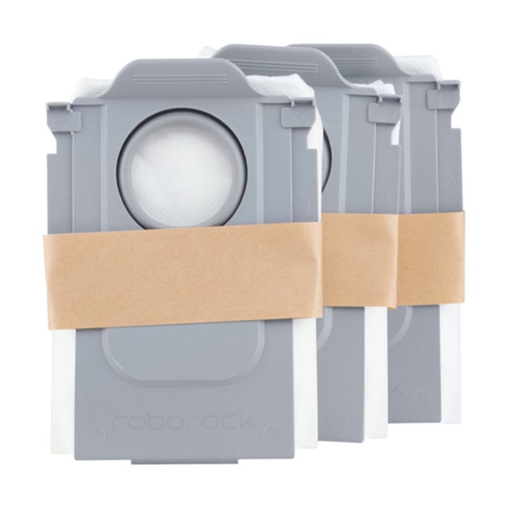 Roborock 8.02.0238 Eldobható porzsák Q-REVO típusokhoz, 3 db