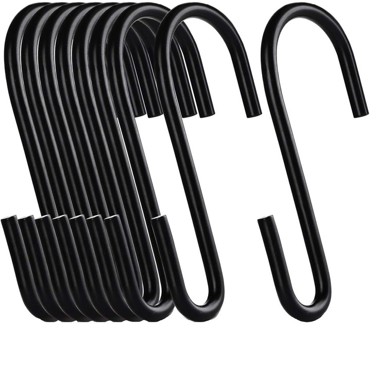 Carlige heavy duty, 20 buc, metal