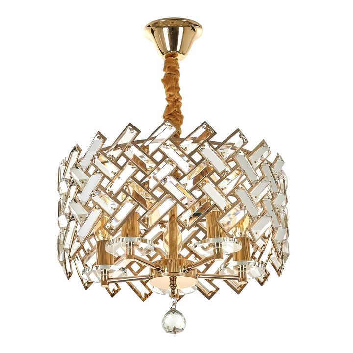 Candelabru TIFFANY, AURIU, 5XE14, 2600/5 GD