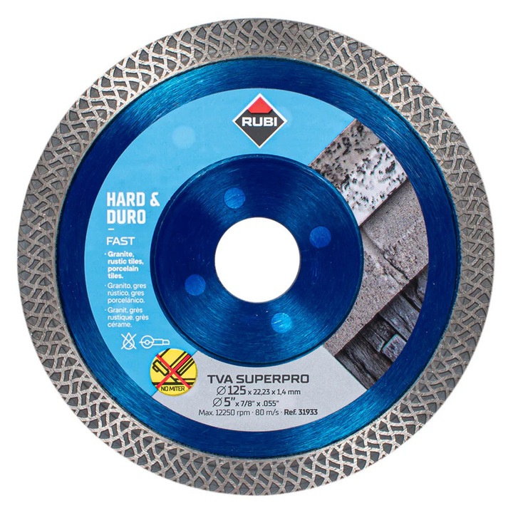 Disc polizor, Rubi, Metal, 125 mm, Multicolor