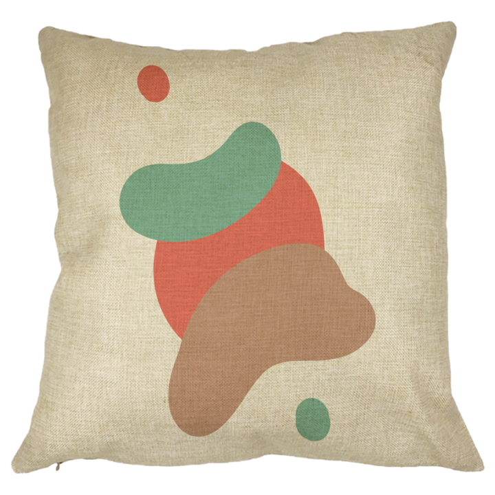 Absztrakt dekoratív párna 6,40x40 cm, levehető huzat, fújtató