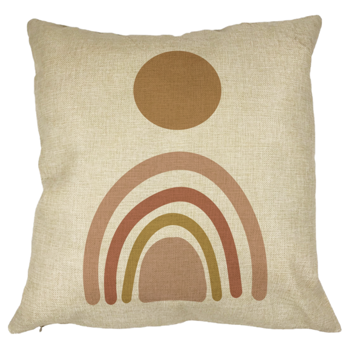 Absztrakt dekoratív párna 3,40x40 cm, levehető huzat, fújtató