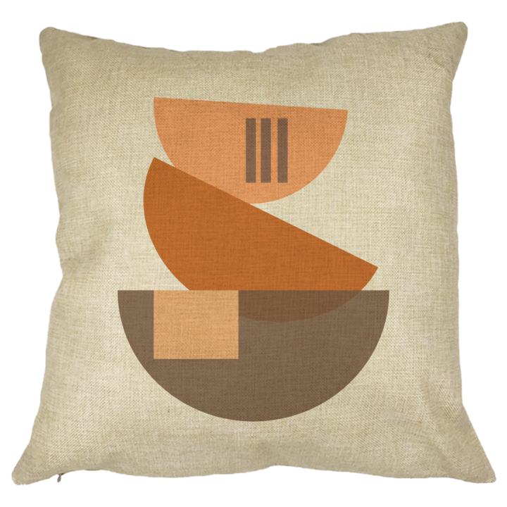 Kreatív absztrakt mintás dekorpárna 8,40x40 cm, levehető huzat, fújtató