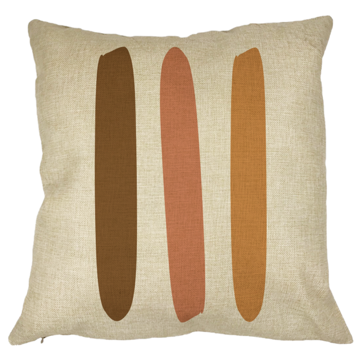 Absztrakt dekoratív párna 1,40x40 cm, levehető huzat, fújtató