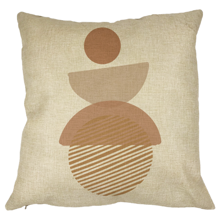 Dekoratív párna kreatív absztrakt mintákkal 1,40x40 cm, levehető huzat, fújtató