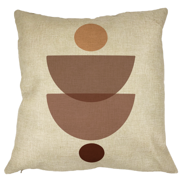 Dekoratív párna kreatív absztrakt mintával 3,40x40 cm, levehető huzat, fújtató