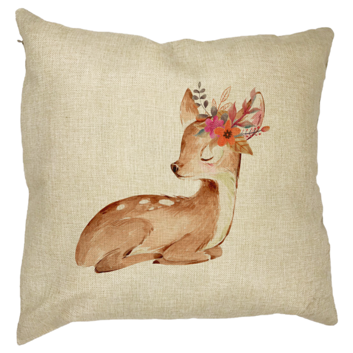 Sárga díszpárna, 40x40 cm, levehető huzat, fújtató