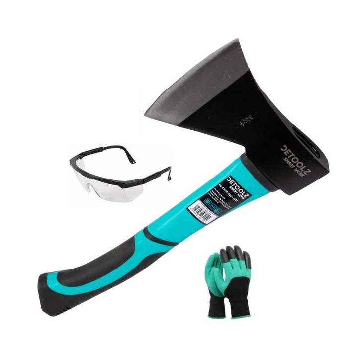 Üvegszálas farokbalta, DTZ, 30 cm, 800 g, acél penge