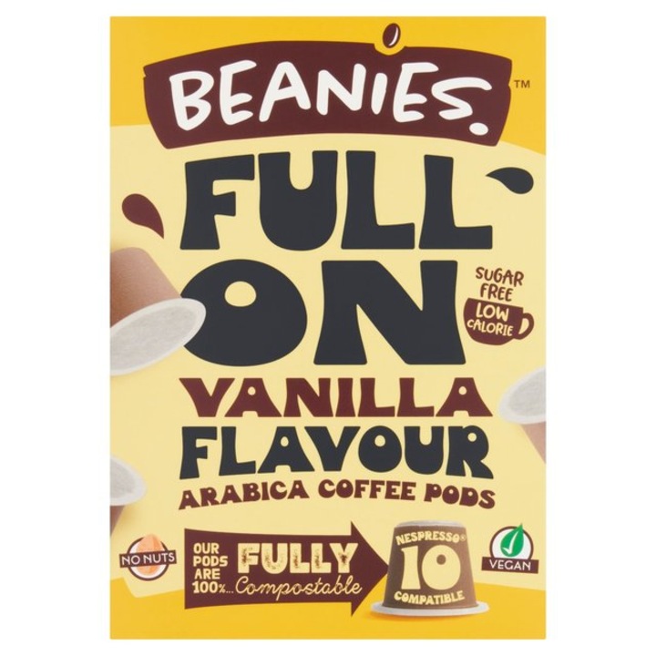 Beanies pods Vanilla - vaníliás ízesített kávékapszula 10db 50g