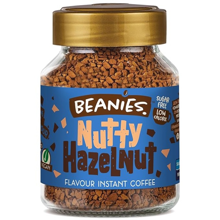 Beanies Nutty Hazelnut - mogyorós koffeinmentes kávé 50g