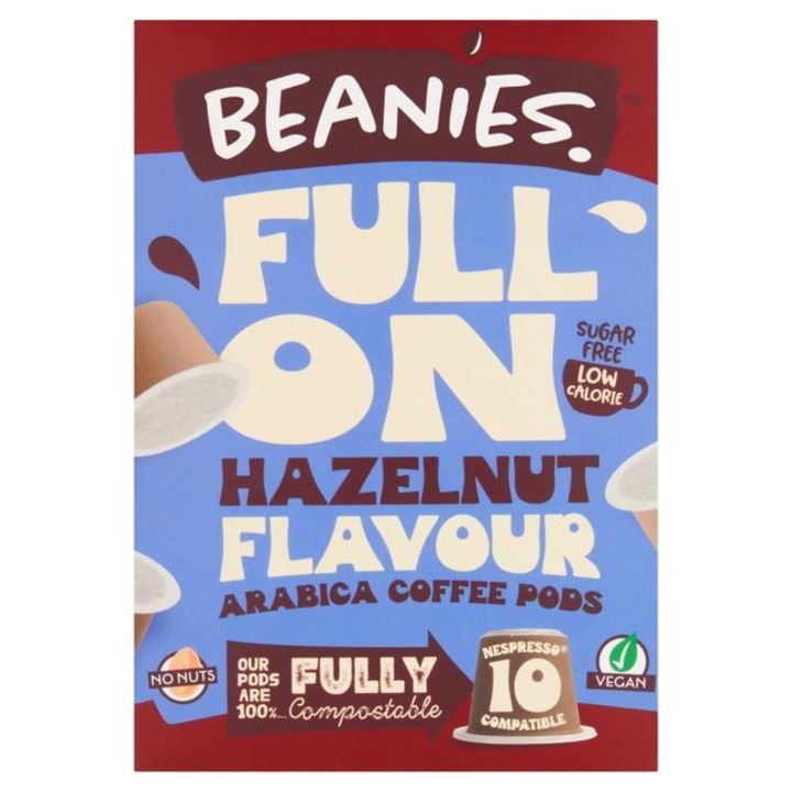 Beanies pods Hazelnut - mogyorós ízesített kávékapszula 10db 50g