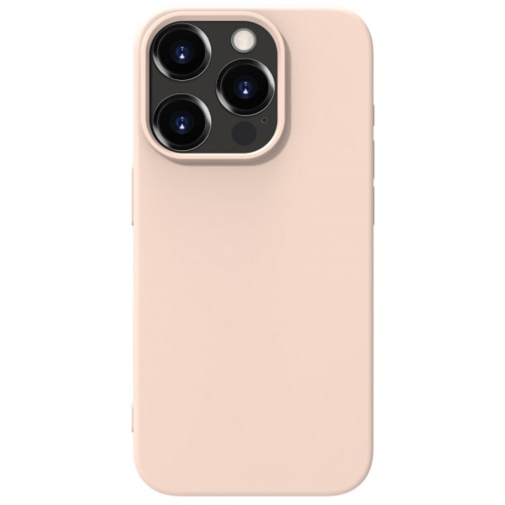 Силиконов калъф Cellect Premium, iPhone 15 Pro Max, Puder