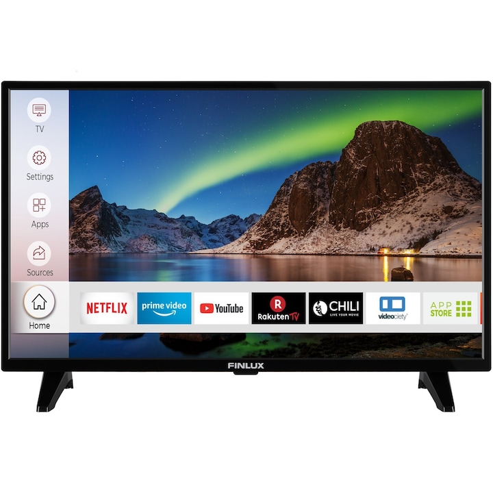 Finlux LED TV 32FHH5020, 80cm, Smart, HD, E energiaosztály