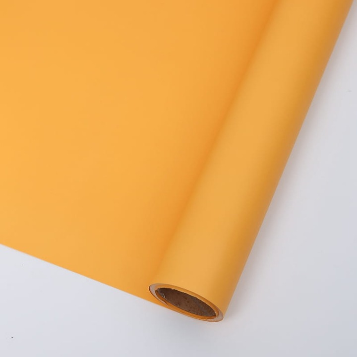 Folie florala, Galbena „Elegant”, Rola 58cm x 10m