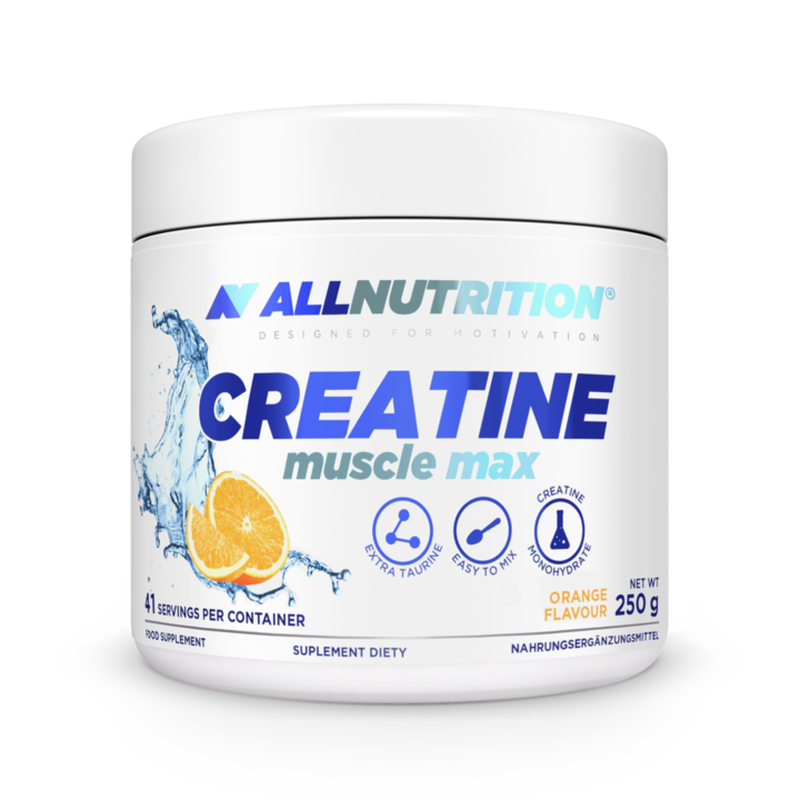 Creatina, Allnutrition, Muscle Max, Portocala, 250 g