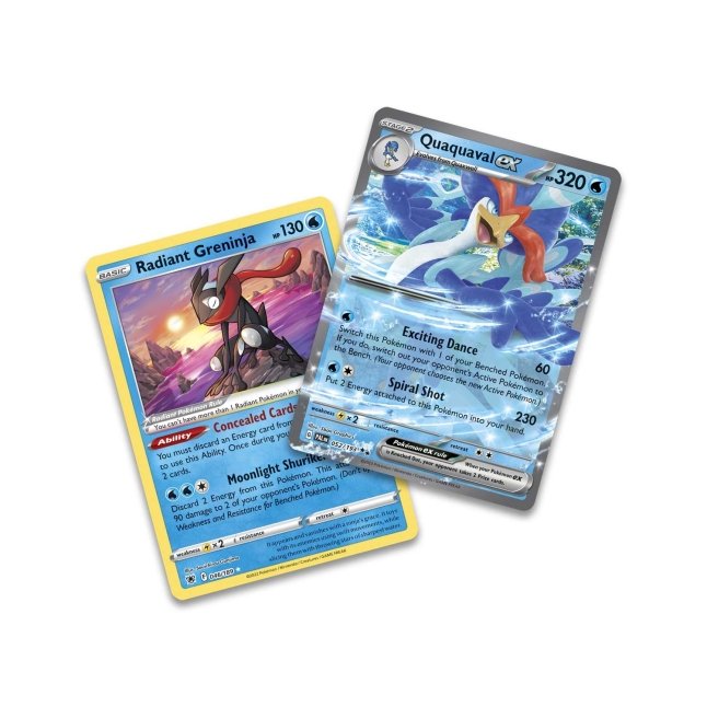 Set cartonase Pokemon TCG: Meowscarada ex/Quaquaval ex Deluxe
