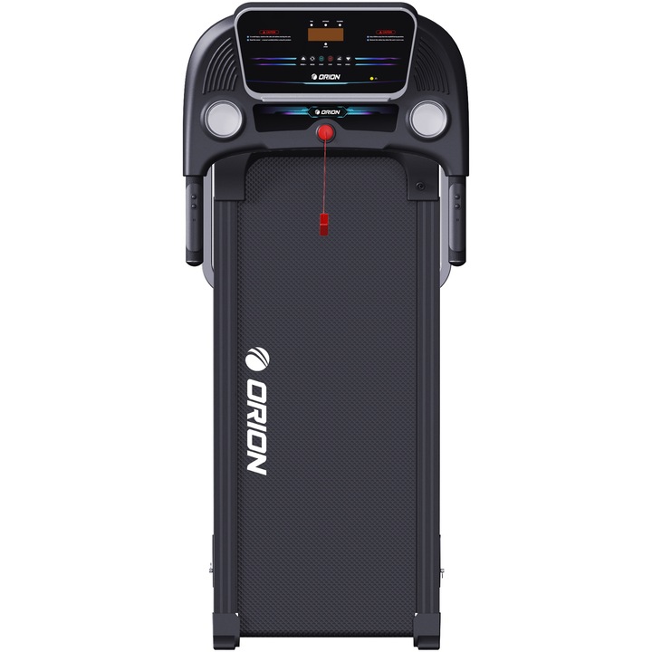 Banda de alergat electrica Orion Core G200, motor 1.5 CP, viteza 1-12 km/h, Bluetooth, inclinare manuala, greutate maxima suportata 90 kg